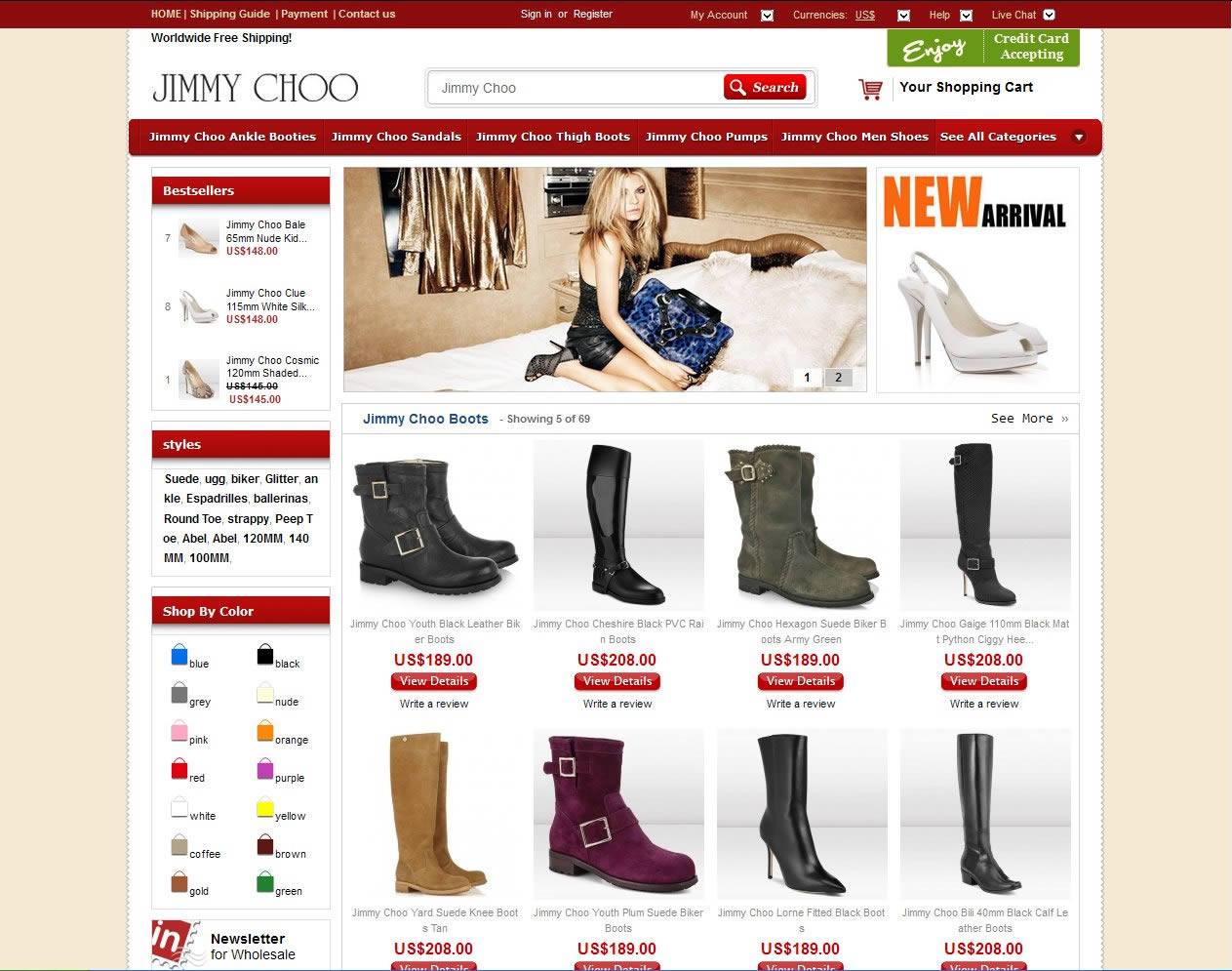 jimmy choo boots outlet